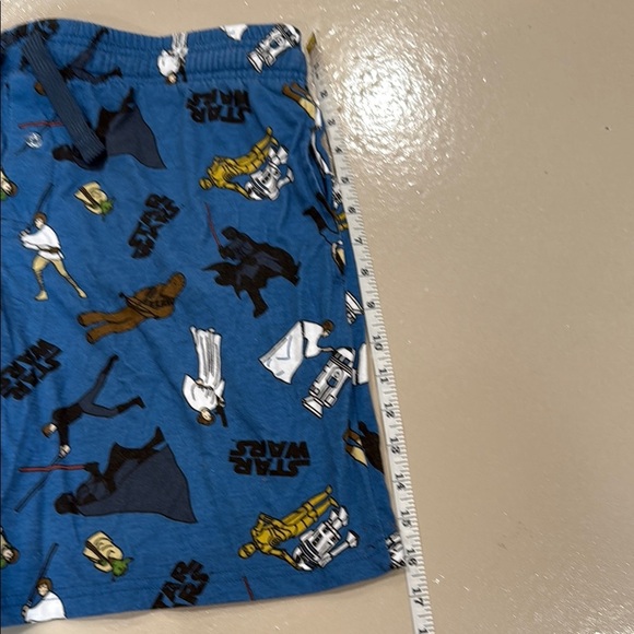 Star Wars Character Print Blue Shorts 32-36” waist Size L starwars - Picture 7 of 7